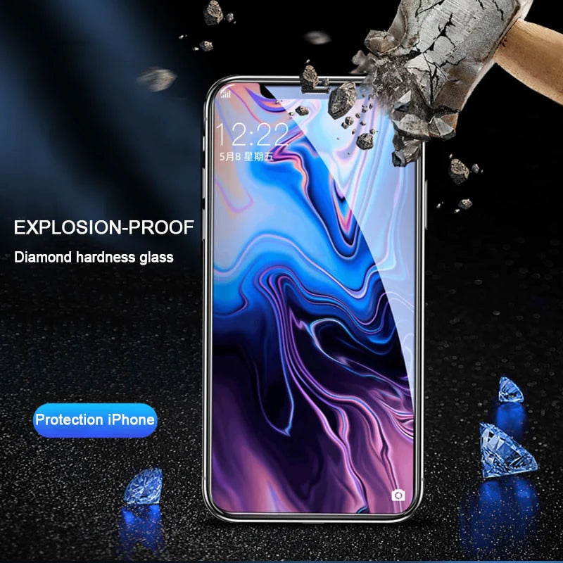 30D Full Cover Tempered Glass on for Iphone 11 12 13 14 PRO MAX Screen Protector Protective Glass on Iphone 11 X XR XS MAX Glass