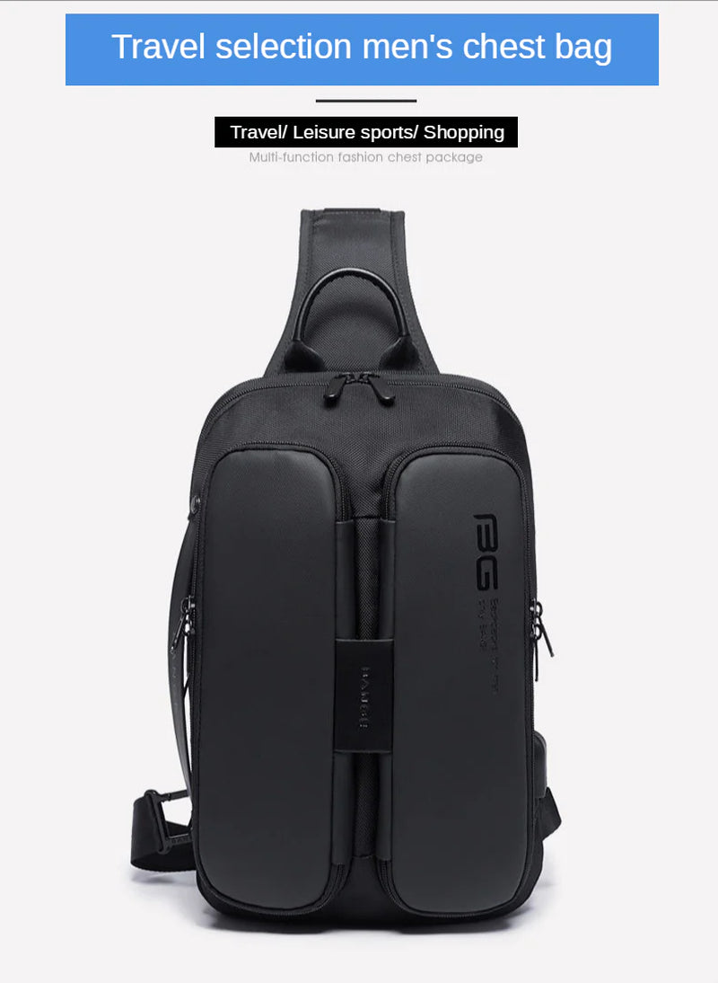 BANGE USB Technology Multifuctional Shoulder Bag for Men