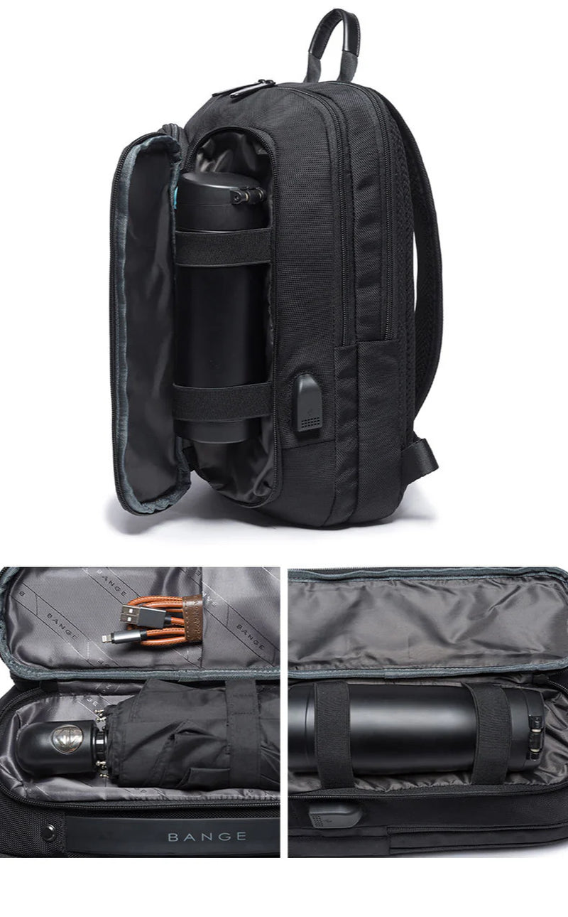 BANGE USB Technology Multifuctional Shoulder Bag for Men