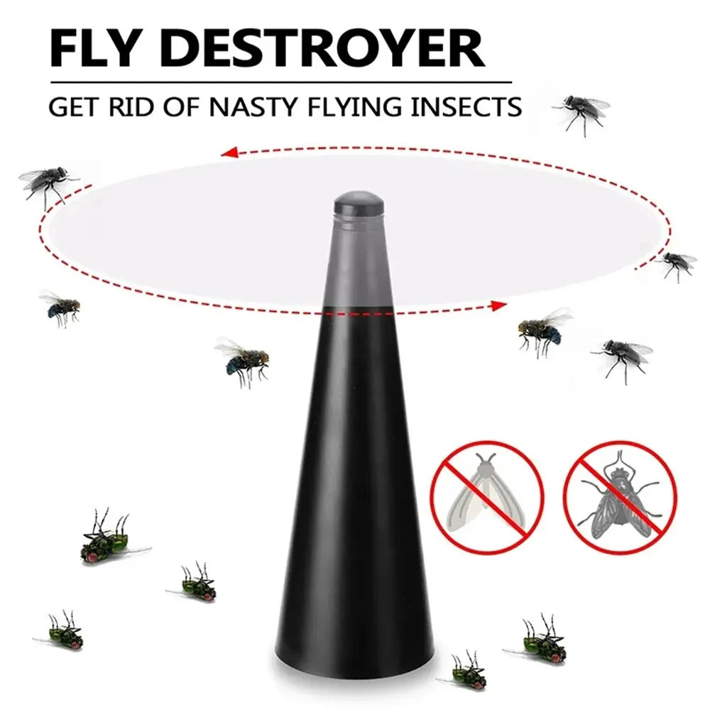 Outdoor Kitchen Fly Repellent Fan Fly Destroyer Food Protector Keep Flies Bugs Away From Food Household Pest Repellent Table Fan