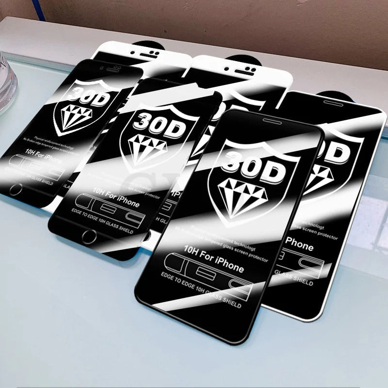 30D Full Cover Tempered Glass on for Iphone 11 12 13 14 PRO MAX Screen Protector Protective Glass on Iphone 11 X XR XS MAX Glass